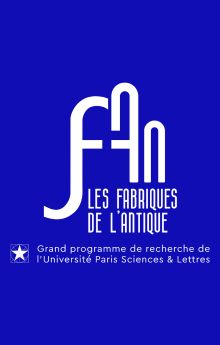Logo sur fond bleu