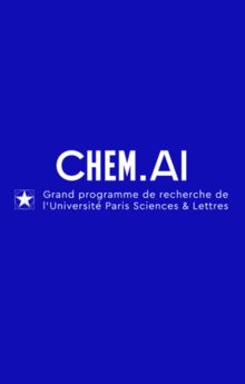 "CHEM.AI" sur Fond bleu 