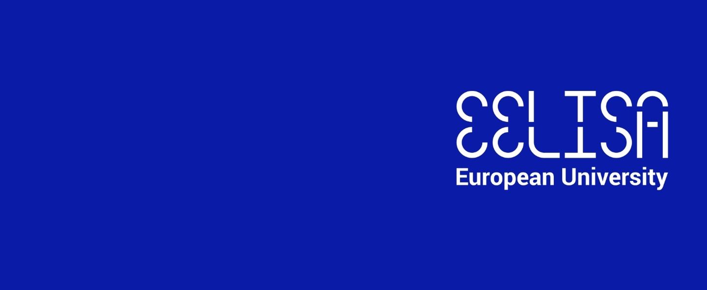 Logo EELISA sur fond bleu 