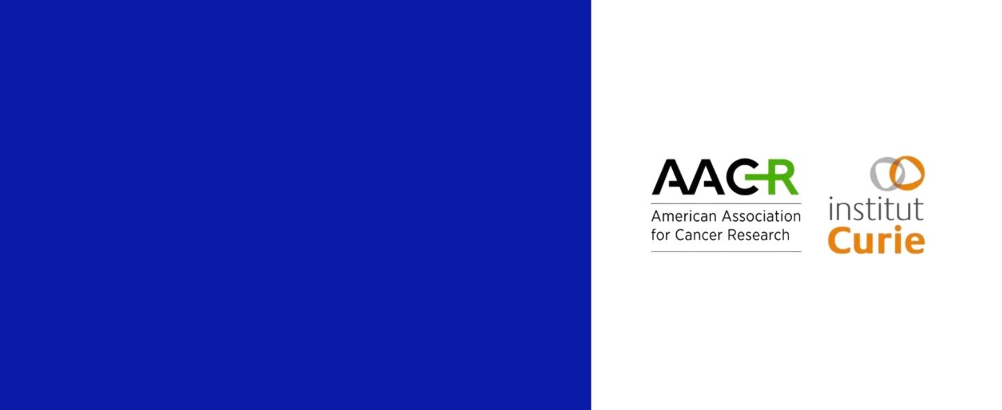 Logo de l'AACR et l'institue Curie