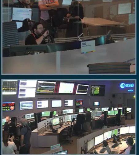 Direct depuis l’European Space Operations Centre (ESOC) de l’ESA à Darmstadt, Allemagne, sur la chaîne Youtube de l’ESA. 
