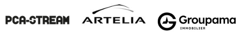 Logos : PCA-Stream ; Artelia ; Groupama 