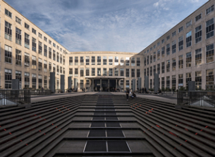 vue du bâtiment de dauphine psl
