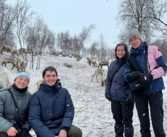Photo d'Aurélie Reynaud, Alix Lesage, Natacha Berne et Tanguy Labaeye