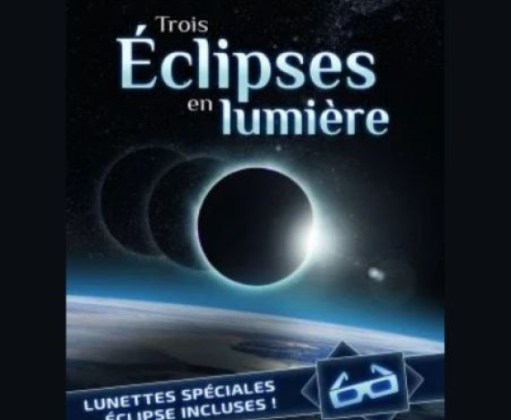 photo de l'ouvrage Trois eclipses en lumières
