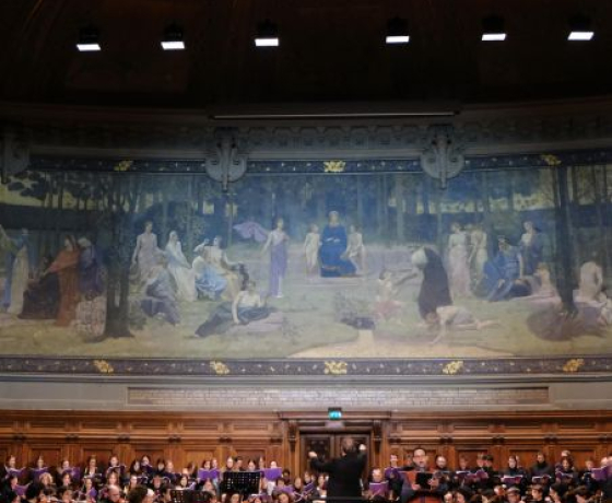 L'orchestre et choeur de l'Université PSL