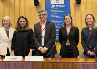 Membres de la Global University Academy à l'UNESCO