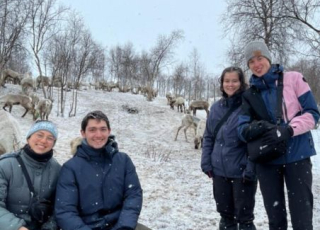 Photo d'Aurélie Reynaud, Alix Lesage, Natacha Berne et Tanguy Labaeye