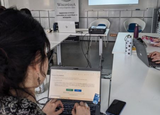 photo de l'atelier #1lib1ref à l'ENS-PSL en 2026