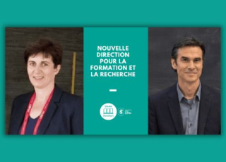Photo de Anouk Galtayries, directrice de la formation, et de Christophe Thomas, directeur de la recherche