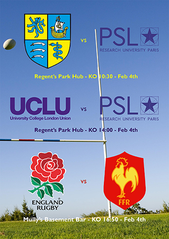 Rygby : l’équipe PSL rencontre l’équipe de UCL | PSL