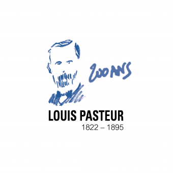 Logo des 200 ans de Louis Pasteur