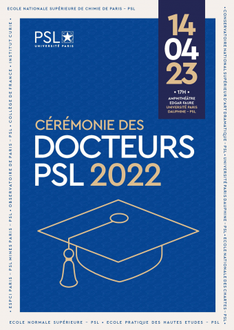 Cérémonie des docteurs PSL - 14 avril 2023