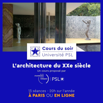 Cours du soir : Architecture XXe siècle